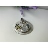 925 STERLING SILVER TOPAZ, AMETHYST, PERIDOT, MOTHER OF PEARL PENDANT
