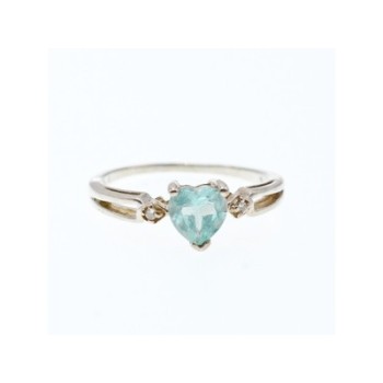 925 Sterling Silver Blue & White Topaz 