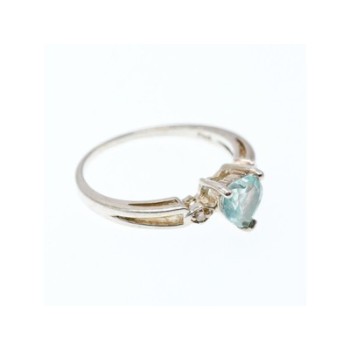 925 Sterling Silver Blue & White Topaz 