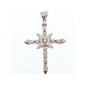 925 Sterling Silver CZ Cross Pendant