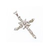 925 Sterling Silver CZ Cross Pendant