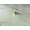 925 Sterling Silver Gold Plated Ring Size 5.5