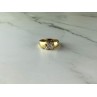925 Sterling Silver Gold Plated Ring Size 5.5
