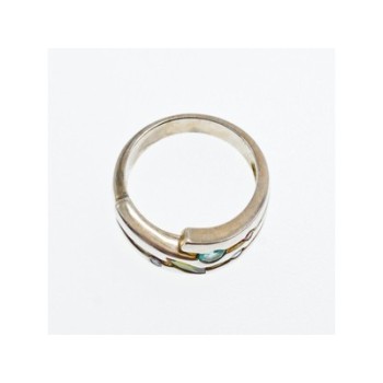 925 Sterling Silver Multicolor Spinel Ring Size 7