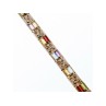 925 STERLING SILVER MULTI GEMSTONES BRACELET