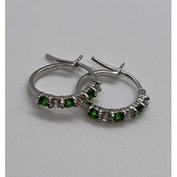 925 Sterling Silver CZ Earrings