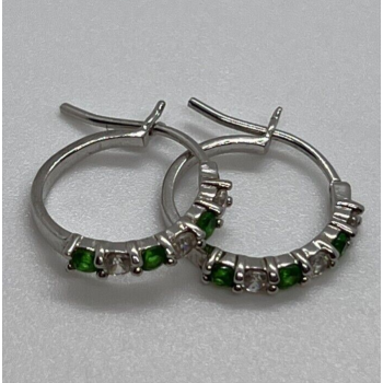 925 Sterling Silver CZ Earrings