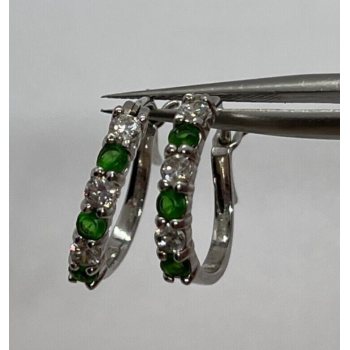 925 Sterling Silver CZ Earrings