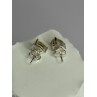 925 Sterling Silver Citrine Earrings Length 0.4 Inch