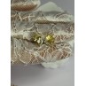 925 Sterling Silver Citrine Earrings Length 0.4 Inch