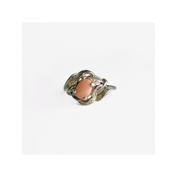 925 Sterling Silver Agate Ring Size 5.5