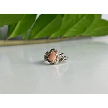 925 Sterling Silver Agate Ring Size 5.5