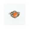 925 Sterling Silver Agate Ring Size 5.5