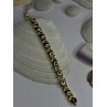 Italy 925 Sterling Silver & Gold Plated Bracelet Length 7