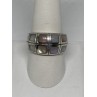 925 Sterling Silver Ring With Mother Of Pearl Size 9.75
