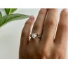 925 Sterling Silver Pearl Ring Size 6.5