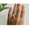 925 Sterling Silver Pearl Ring Size 6.5
