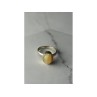 925 Sterling Silver Amber Ring Size 8.5