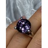 925 STERLING SILVER SAPPHIRE 10 Ct RING SIZE 4.5