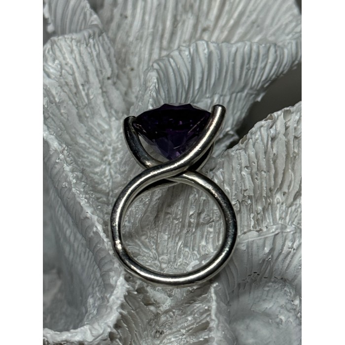 925 STERLING SILVER SAPPHIRE 10 Ct RING SIZE 4.5