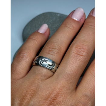 925 Sterling Silver Lizard Ring Size 7