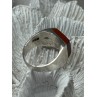 925 Sterling Silver Agate Ring Size 7