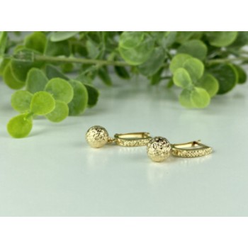14K YELLOW GOLD  EARRINGS
