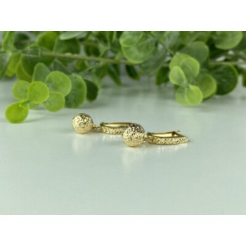 14K YELLOW GOLD  EARRINGS
