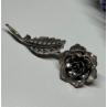 Jewelart 925 Sterling Silver Rose Brooch