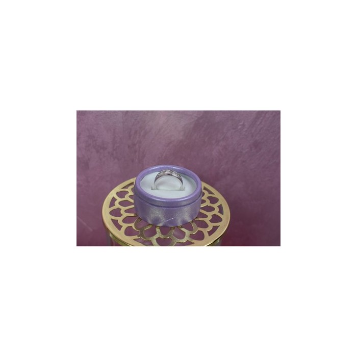 925 Sterling Silver CZ Band Ring Size 9.75