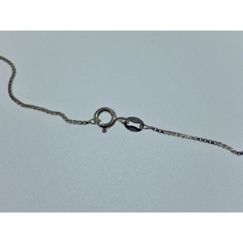 925 Sterling Silver Blue Enamel Chain with Pendant