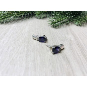 Avon 925 Sterling Silver Iolite Stud Earrings