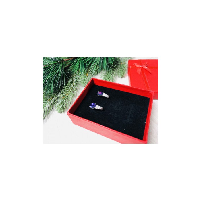 Avon 925 Sterling Silver Iolite Stud Earrings