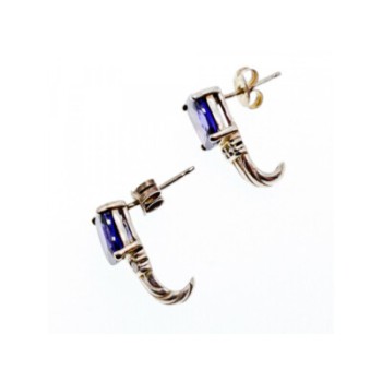 Avon 925 Sterling Silver Iolite Stud Earrings