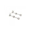 10K WHITE GOLD DIAMONDS STUD EARRINGS