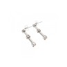 10K WHITE GOLD DIAMONDS STUD EARRINGS