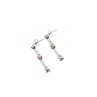 10K WHITE GOLD DIAMONDS STUD EARRINGS