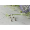 10K WHITE GOLD DIAMONDS STUD EARRINGS
