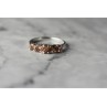 925 Sterling Silver Hessonite Ring Size 8