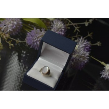 925 Sterling Silver Mother Of Pearl Ring Size 6.5