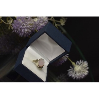 925 Sterling Silver Mother Of Pearl Ring Size 6.5