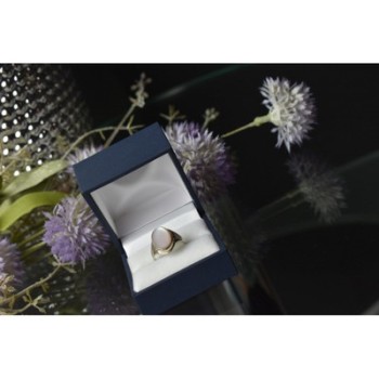 925 Sterling Silver Mother Of Pearl Ring Size 6.5