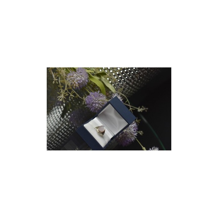 925 Sterling Silver Mother Of Pearl Ring Size 6.5