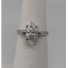 925 Sterling Silver CZ Ring Size 5