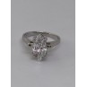 925 Sterling Silver CZ Ring Size 5