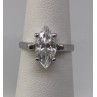 925 Sterling Silver CZ Ring Size 5