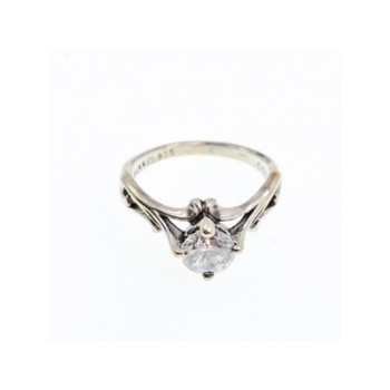 925 Sterling Silver CZ Ring Size 5.5