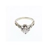 925 Sterling Silver CZ Ring Size 5.5