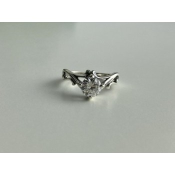 925 Sterling Silver CZ Ring Size 5.5