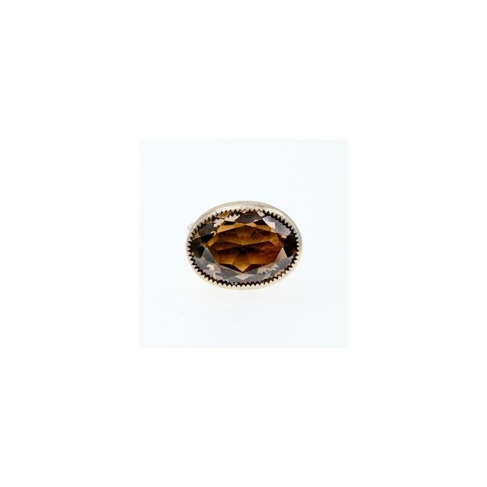 Vintage 925 Sterling Silver Hessonite Ring Size 6.5